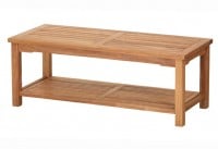 Teak Furniture Gallery - Rectangle Coffee Table with shelf (RCTS)